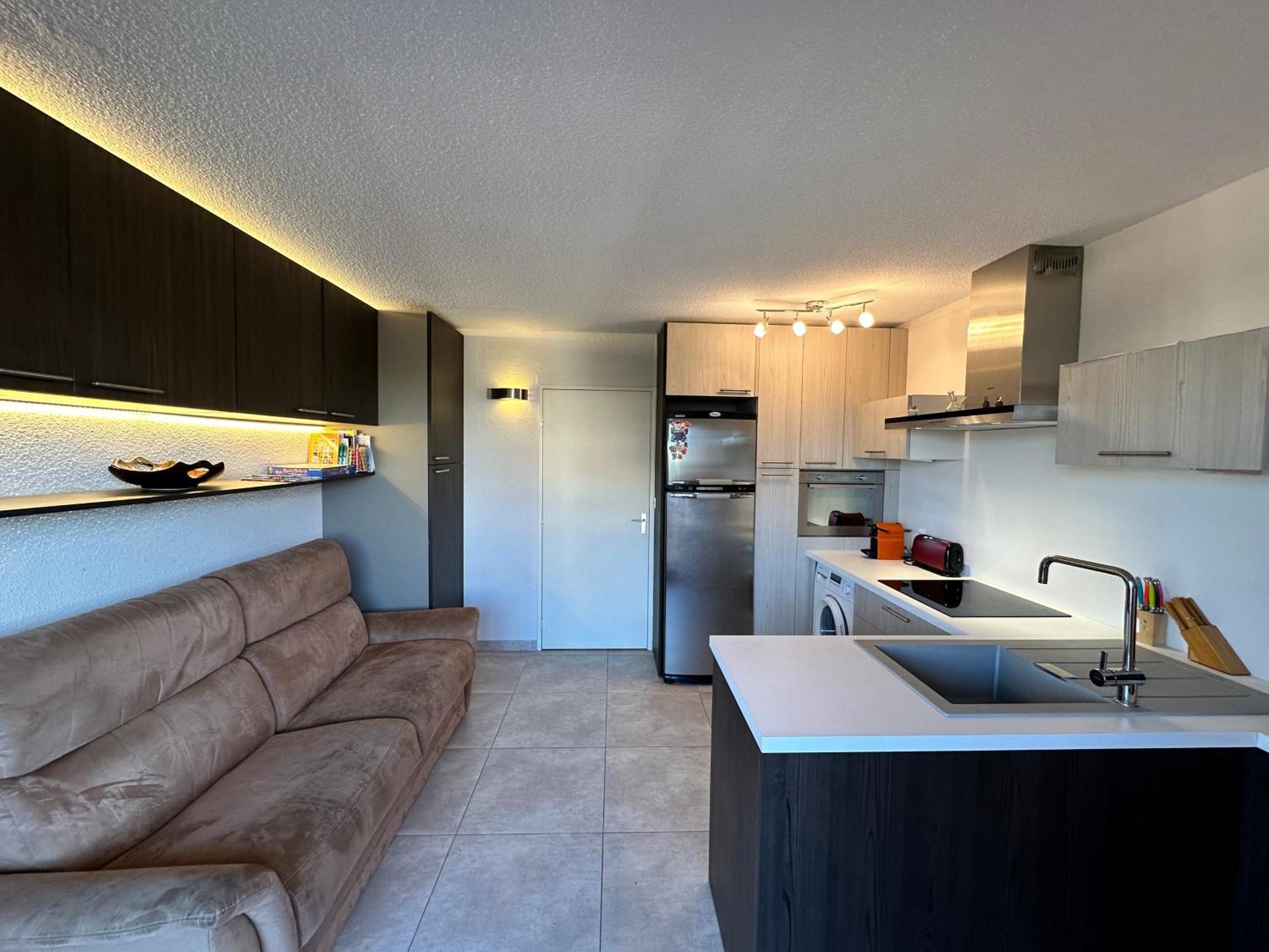 Appartement Studio Vue Sur La Marina Canet-en-Roussillon Esterno foto